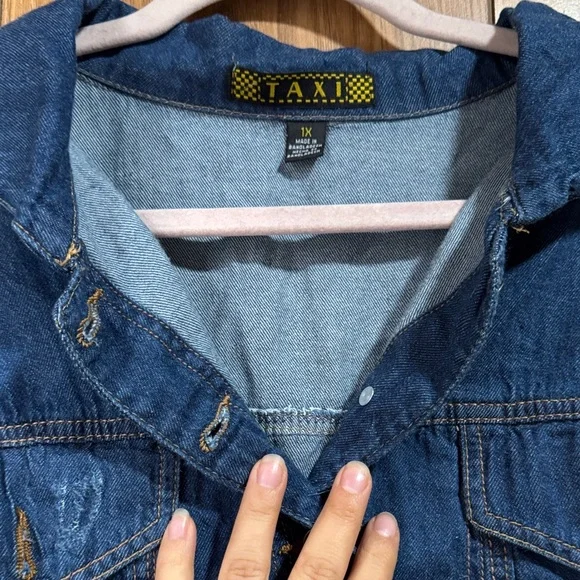 Fringe Denim Jean Jacket - Picture 6 of 9